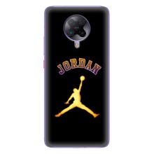 Чехлы для Xiaomi POCO F2 Pro - с картинкой JORDAN (AlphaPrint) (Jordan Gold)