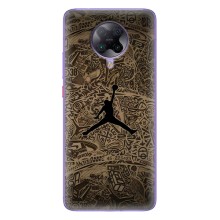 Чехлы для Xiaomi POCO F2 Pro - с картинкой JORDAN (AlphaPrint) (Logo Jordan)