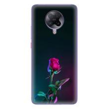 Чехлы с принтом Розочки для Xiaomi POCO F2 Pro – Ночная роза