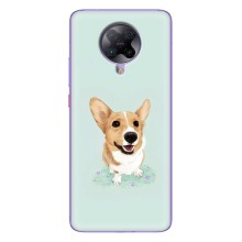 Чехлы с собаками для Xiaomi POCO F2 Pro (VPrint) (Корги)