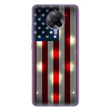 Чехол Флаг USA для Xiaomi POCO F2 Pro (Флаг США 2)