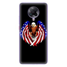 Чохол Прапор USA для Xiaomi POCO F2 Pro (Крила США)