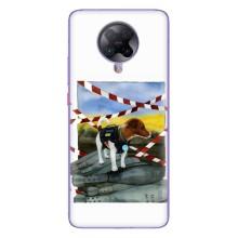 Чехол с принтом Собаки Патрон для Xiaomi POCO F2 Pro (Храбрый Патрон)