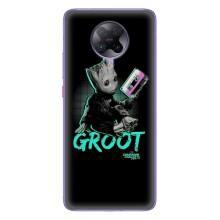 Чехол Супергерои Марвел на Поко Ф2 Про – Groot