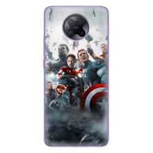 Чехол Супергерои Марвел на Поко Ф2 Про – Команда марвел
