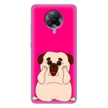 Чохол (ТПУ) Милі песики для Xiaomi POCO F2 Pro – Веселий Мопсік