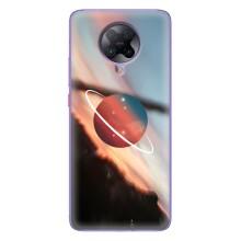 Чехол (ТПУ) с планетами на Xiaomi POCO F2 Pro – Сатурн