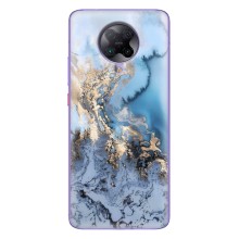 Мраморный чехол на Xiaomi POCO F2 Pro (VPrint) (Нежный мрамор)
