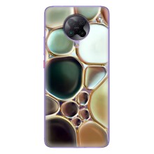 Мраморный чехол на Xiaomi POCO F2 Pro (VPrint) (Радужный Мрамор)