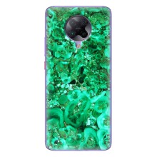 Мраморный чехол на Xiaomi POCO F2 Pro (VPrint) (Салатный Мрамор)