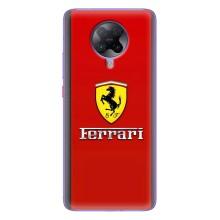 Силіконовий бампер з картинкою машини на Xiaomi POCO F2 Pro (Ferrari Logo)