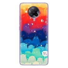 Силиконовый чехол с котиком для Xiaomi POCO F2 Pro – Mew