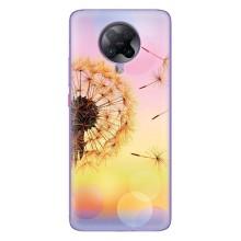Силиконовый Чехол с одуванчиками на Xiaomi POCO F2 Pro – Цветок-одуванчик