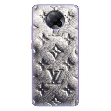 Текстурный Чехол Louis Vuitton для Поко Ф2 Про (Бежевый ЛВ)