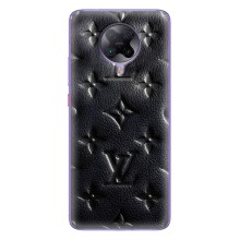 Текстурний Чохол Louis Vuitton для Поко Ф2 Про (Чорний ЛВ)