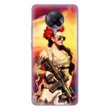 ЗСУ Чехлы (TPU) для Xiaomi POCO F2 Pro – Женщина солдат