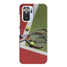 Чехлы с принтом Спортивная тематика для Xiaomi POCO F4 Pro (5G) (Ракетки теннис)