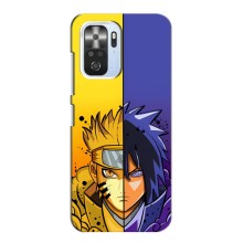 Купить Чохли на телефон з принтом Anime для Поко Ф4 Про (5G) – Naruto Vs Sasuke