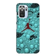 Силиконовый Чехол Nike Air Jordan на Поко Ф4 Про (5G) – Джордан Найк