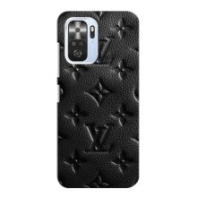 Текстурный Чехол Louis Vuitton для Поко Ф4 Про (5G) (Черный ЛВ)