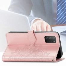 Шкіряний чохол-кишеня – The Art Case з візитницею для Xiaomi Poco M3 – Рожевий