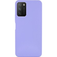 Чохол Silicone Cover Lakshmi (AA) для Xiaomi Poco M3 – Бузковий