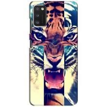 Чехлы с изображением разных животных для Xiaomi POCO M3 (Яркий Тигр)