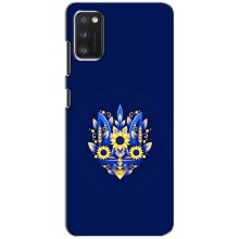 Чохли для Xiaomi POCO M3 Укр. Символіка (AlphaPrint) (Квітковий Герб)