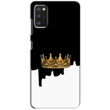 Чехол (Корона на чёрном фоне) для Поко М3 – Золотая корона