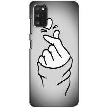 Чехол с принтом для Xiaomi POCO M3 (AlphaPrint - Знак сердечка) – Значок Love