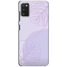Чехол цветочный дизайн для Xiaomi POCO M3 – Монстера фиолетовая
