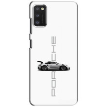 Чехол с авто Порше для Xiaomi POCO M3 – белый Порше