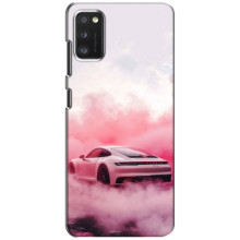 Чехол с авто Порше для Xiaomi POCO M3 – Розовый Порше