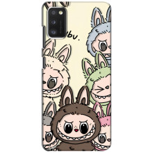 Чехол с Лабубу на Xiaomi POCO M3 – Коллаж Лабубу