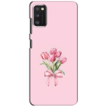 Чехол с розовым рисунком для Xiaomi POCO M3 (Букет цветов)