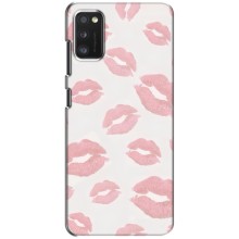 Чехол с розовым рисунком для Xiaomi POCO M3 (Розовые губы)