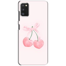 Чехол с розовым рисунком для Xiaomi POCO M3 (Розовые вишни)