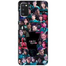 Чехол Гра в кальмара для Xiaomi POCO M3 – Коллаж игры кальмара
