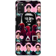 Чехол Гра в кальмара для Xiaomi POCO M3 – Персонажи игры кальмара