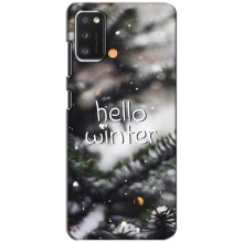 Новогодние, Праздничные Чехлы для Xiaomi POCO M3 - 2024 год (Hello winter)