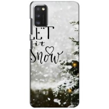 Новогодние, Праздничные Чехлы для Xiaomi POCO M3 - 2024 год (Let it snow)