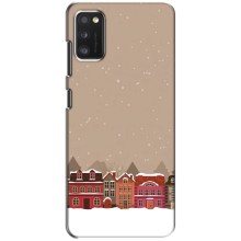 Новогодние, Праздничные Чехлы для Xiaomi POCO M3 - 2024 год (Зимний город)
