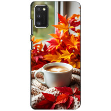 Чехол с уникальным дизайном «Осень с кофе» для Xiaomi POCO M3