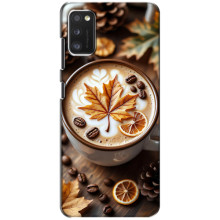 Чехол с уникальным дизайном «Осень с кофе» для Xiaomi POCO M3 – Пряный кофе