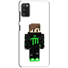 Чохли для Xiaomi POCO M3 (Персонажі МайнКрафт) (Зелений хлопчик)