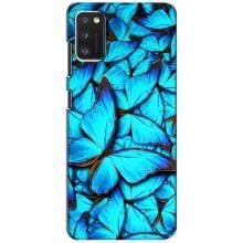 Силиконовый бампер с картинкой животных для Xiaomi POCO M3 (Крылья бабочек)