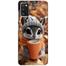 Печатный чехол «Зверята с кофе» для Xiaomi POCO M3