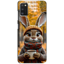 Печатный чехол «Зверята с кофе» для Xiaomi POCO M3 – Зайчик с кофе