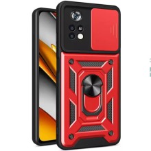 Ударостійкий чохол Camshield Serge Ring для Xiaomi Poco M4 Pro 4G – Червоний