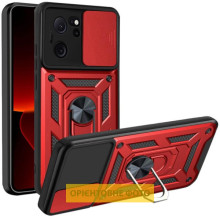 Чохол Ummi Camshield Serge Ring для Xiaomi Poco M4 Pro 4G – Червоний